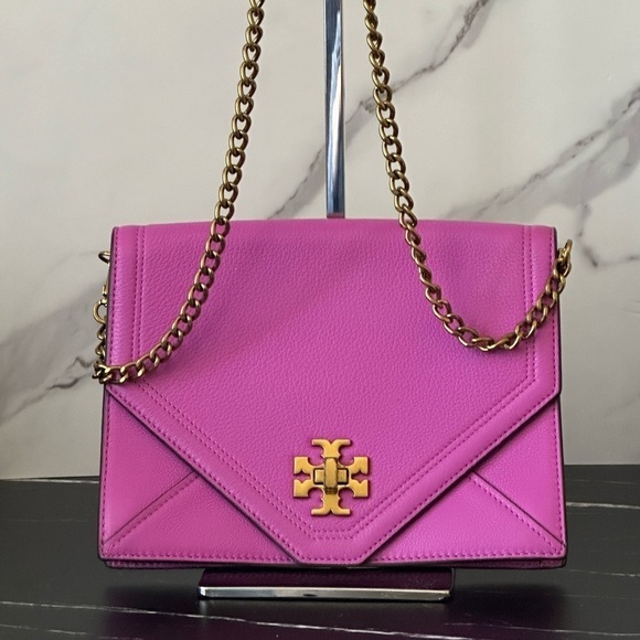 Tory Burch Handbags - 💜Tory Burch Kira Clutch/ Cross Body Bag /Bright Orchid🩷